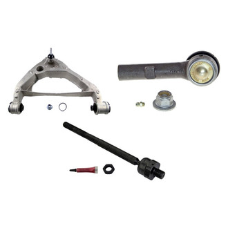 MOOG® - Front Passenger Side Lower Control Arm with Ball Joint and Tie Rod End Kit