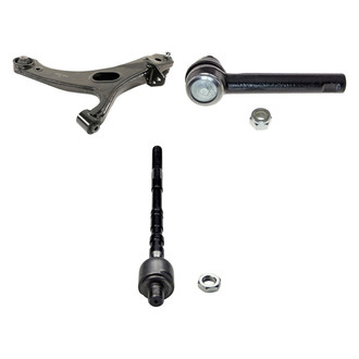 MOOG® - Front Passenger Side Lower Control Arm with Ball Joint and Tie Rod End Kit