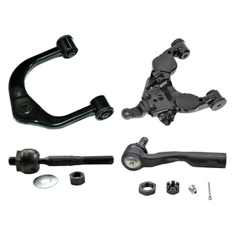 MOOG® - Front Passenger Side Lower and Upper Control Arm and Tie Rod End Kit