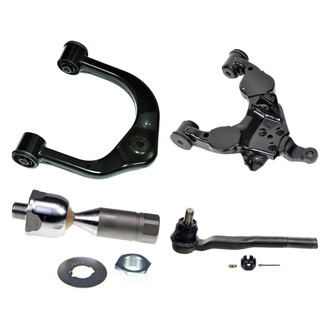MOOG® - Front Passenger Side Lower and Upper Control Arm and Tie Rod End Kit