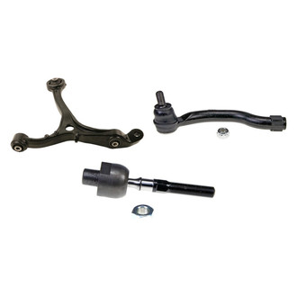 MOOG® - Front Passenger Side Lower Control Arm and Tie Rod End Kit