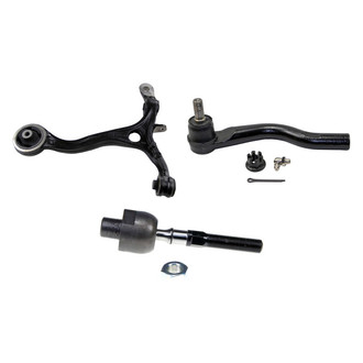 MOOG® - Front Passenger Side Lower Control Arm and Tie Rod End Kit