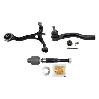 MOOG® - Front Passenger Side Lower Control Arm and Tie Rod End Kit
