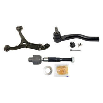 MOOG® - Front Passenger Side Lower Control Arm and Tie Rod End Kit
