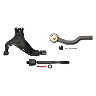 MOOG® - Front Passenger Side Lower Control Arm and Tie Rod End Kit