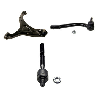MOOG® - Front Passenger Side Lower Control Arm and Tie Rod End Kit