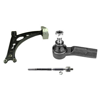 MOOG® - Front Passenger Side Lower Control Arm and Tie Rod End Kit