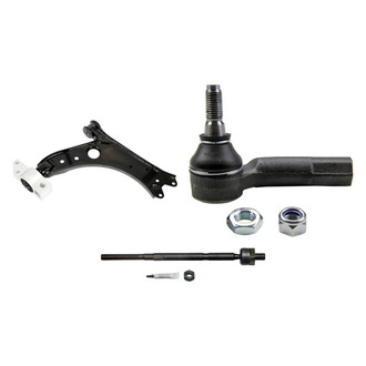 MOOG® - Front Passenger Side Lower Control Arm and Tie Rod End Kit