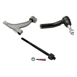 MOOG® - Front Passenger Side Lower Control Arm and Tie Rod End Kit