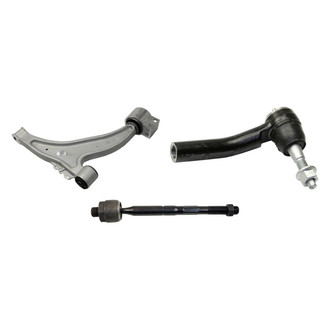 MOOG® - Front Passenger Side Lower Control Arm and Tie Rod End Kit
