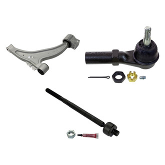 MOOG® - Front Passenger Side Lower Control Arm and Tie Rod End Kit
