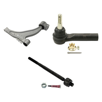MOOG® - Front Passenger Side Lower Control Arm and Tie Rod End Kit