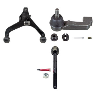MOOG® - Front Passenger Side Lower Control Arm and Tie Rod End Kit