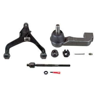 MOOG® - Front Passenger Side Lower Control Arm and Tie Rod End Kit