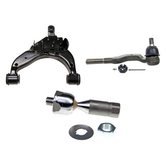 MOOG® - Front Passenger Side Lower Control Arm and Tie Rod End Kit