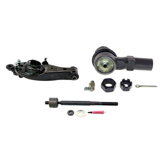 MOOG® - Front Passenger Side Lower Control Arm and Tie Rod End Kit