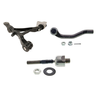 MOOG® - Front Passenger Side Lower Control Arm and Tie Rod End Kit