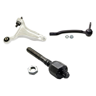 MOOG® - Front Passenger Side Lower Control Arm and Tie Rod End Kit