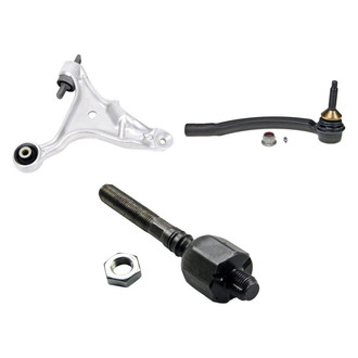 MOOG® - Front Passenger Side Lower Control Arm and Tie Rod End Kit