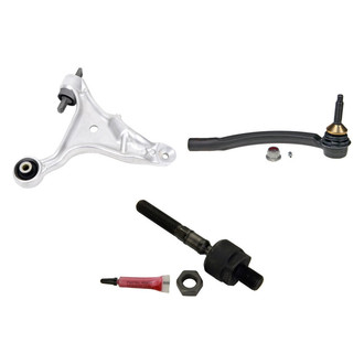 MOOG® - Front Passenger Side Lower Control Arm and Tie Rod End Kit