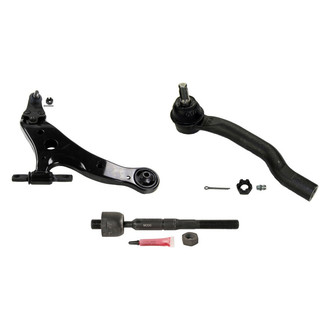 MOOG® - Front Passenger Side Lower Control Arm and Tie Rod End Kit