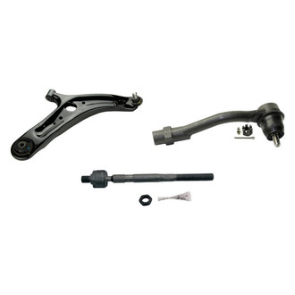 MOOG® - Front Passenger Side Lower Control Arm and Tie Rod End Kit