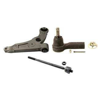 MOOG® - Front Passenger Side Lower Control Arm and Tie Rod End Kit