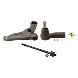 MOOG® - Front Passenger Side Lower Control Arm and Tie Rod End Kit