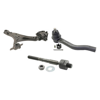 MOOG® - Front Passenger Side Lower Control Arm and Tie Rod End Kit