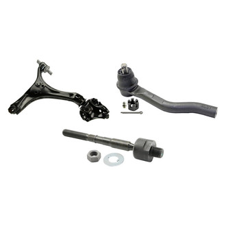 MOOG® - Front Passenger Side Lower Control Arm and Tie Rod End Kit