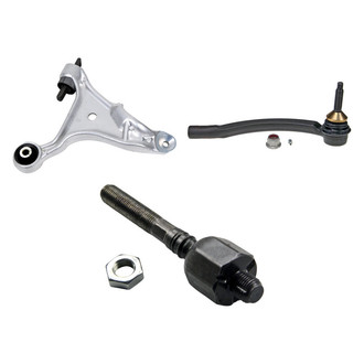 MOOG® - Front Passenger Side Lower Control Arm and Tie Rod End Kit