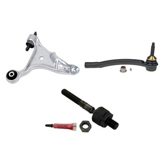 MOOG® - Front Passenger Side Lower Control Arm and Tie Rod End Kit