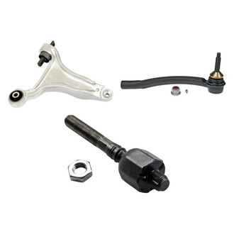 MOOG® - Front Passenger Side Lower Control Arm and Tie Rod End Kit