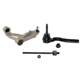 MOOG® - Front Passenger Side Lower Control Arm and Tie Rod End Kit