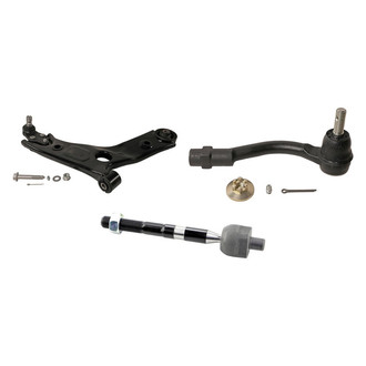 MOOG® - Front Passenger Side Lower Control Arm and Tie Rod End Kit