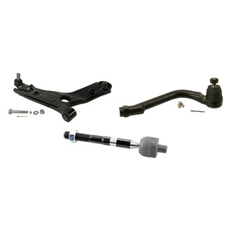 MOOG® - Front Passenger Side Lower Control Arm and Tie Rod End Kit