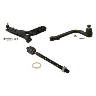 MOOG® - Front Passenger Side Lower Control Arm and Tie Rod End Kit