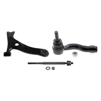 MOOG® - Front Passenger Side Lower Control Arm and Tie Rod End Kit