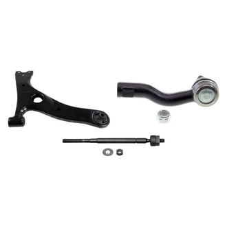 MOOG® - Front Passenger Side Lower Control Arm and Tie Rod End Kit
