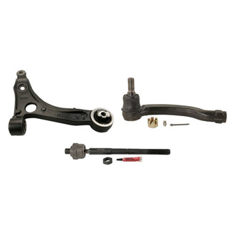 MOOG® - Front Passenger Side Lower Control Arm and Tie Rod End Kit