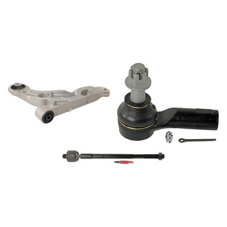 MOOG® - Front Passenger Side Lower Control Arm and Tie Rod End Kit
