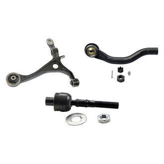 MOOG® - Front Passenger Side Lower Control Arm and Tie Rod End Kit