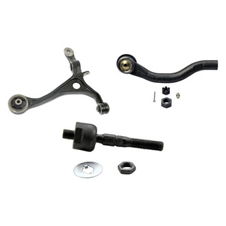 MOOG® - Front Passenger Side Lower Control Arm and Tie Rod End Kit