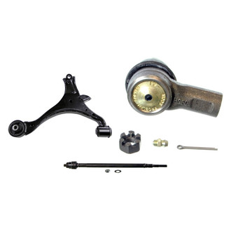 MOOG® - Front Passenger Side Lower Control Arm and Tie Rod End Kit