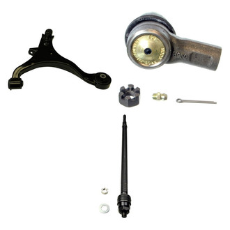 MOOG® - Front Passenger Side Lower Control Arm and Tie Rod End Kit