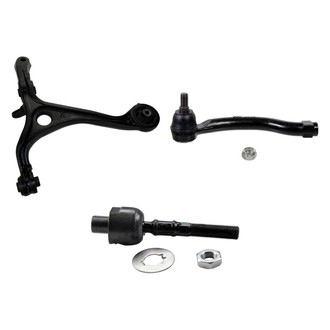 MOOG® - Front Passenger Side Lower Control Arm and Tie Rod End Kit
