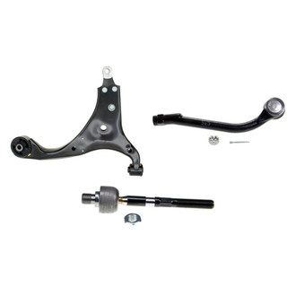 MOOG® - Front Passenger Side Lower Control Arm and Tie Rod End Kit
