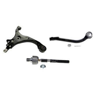 MOOG® - Front Passenger Side Lower Control Arm and Tie Rod End Kit