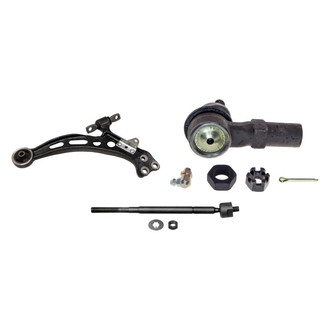 MOOG® - Front Passenger Side Lower Control Arm and Tie Rod End Kit
