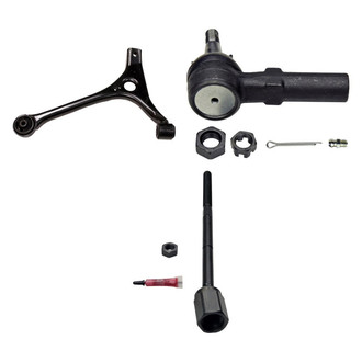 MOOG® - Front Passenger Side Lower Control Arm and Tie Rod End Kit